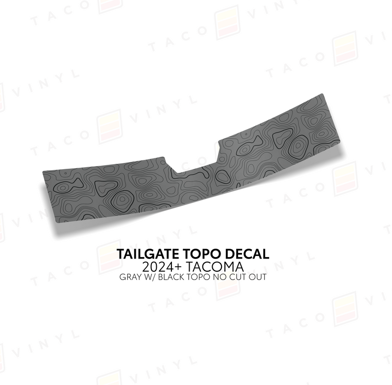 Load image into Gallery viewer, 2024+ Tacoma Tailgate Topo Decal
