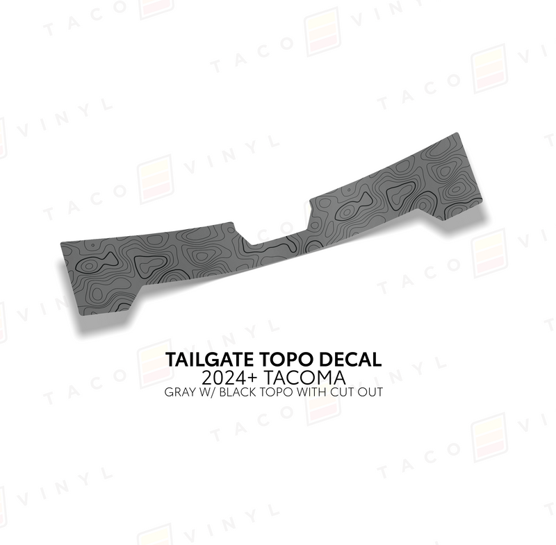 Load image into Gallery viewer, 2024+ Tacoma Tailgate Topo Decal
