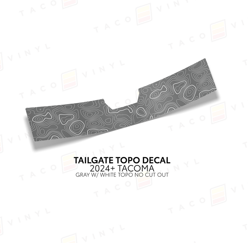 Load image into Gallery viewer, 2024+ Tacoma Tailgate Topo Decal
