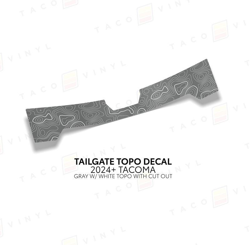 Load image into Gallery viewer, 2024+ Tacoma Tailgate Topo Decal
