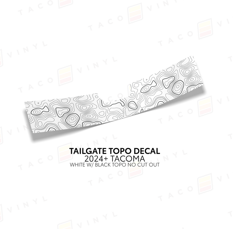 Load image into Gallery viewer, 2024+ Tacoma Tailgate Topo Decal
