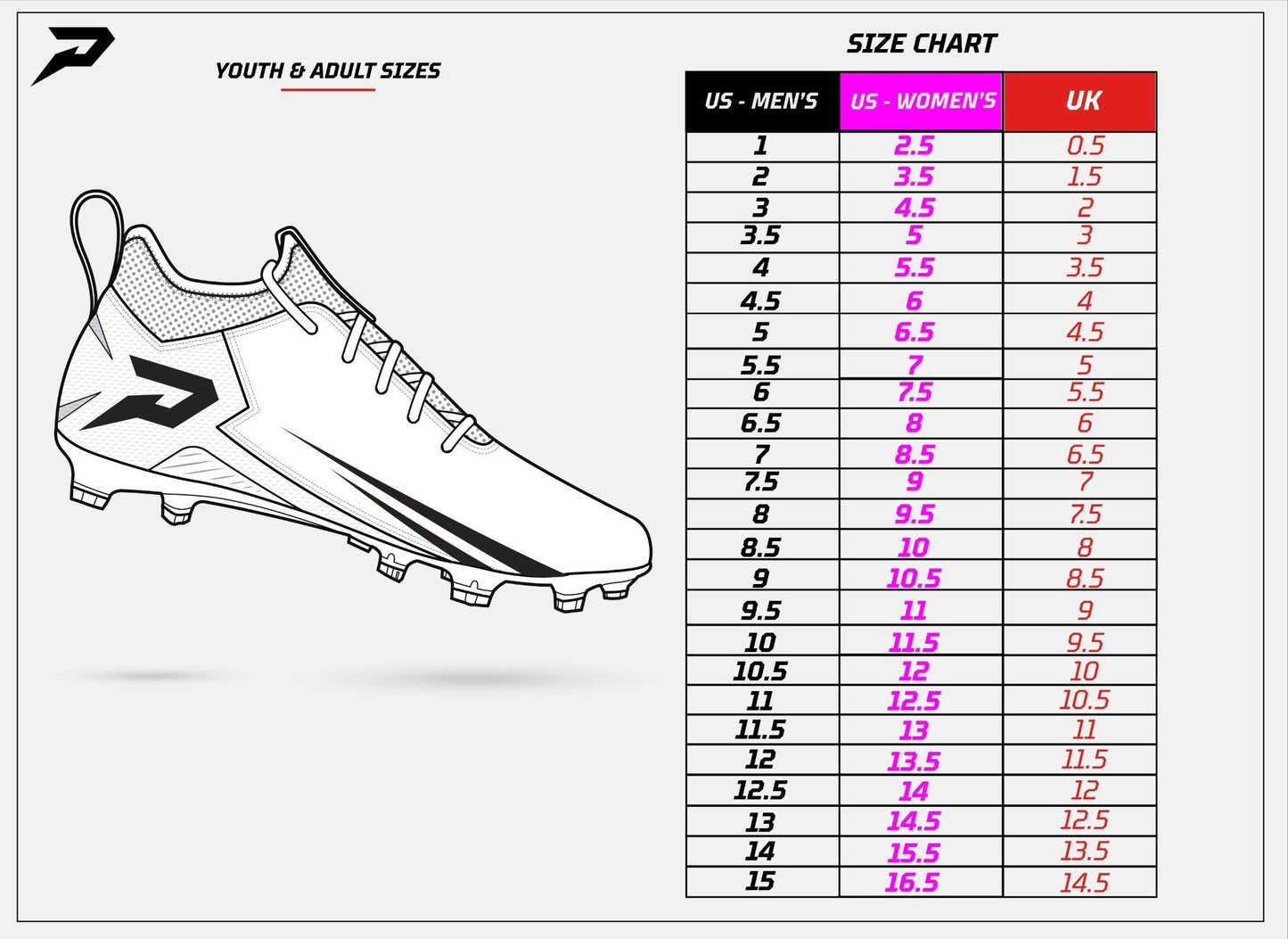 Scooby-Doo 'Unmasked' Purple Youth Football Cleats - Velocity 3.0 by Phenom Elite