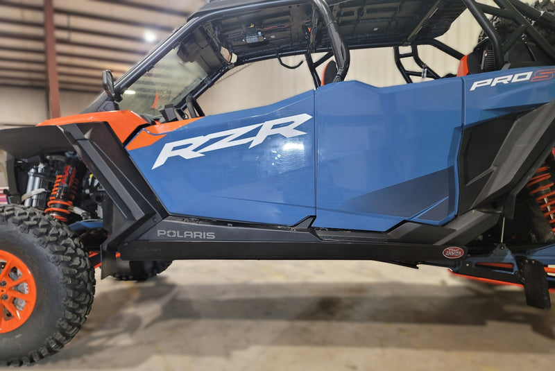 Load image into Gallery viewer, Trail Armor  2022 - 2024 Polaris Turbo R 4 (Includes Sport, Premium, Ultimate Editions), 2025 - 2026  Pro S 4 Sport and Ultimate, 2025 Pro S 4 Premium, 2026 Pro S 4 Ultimate Calavera Full Skids with Sliders
