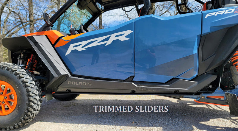 Load image into Gallery viewer, Trail Armor  2022 - 2024 Polaris Turbo R 4 (Includes Sport, Premium, Ultimate Editions), 2025 - 2026  Pro S 4 Sport and Ultimate, 2025 Pro S 4 Premium, 2026 Pro S 4 Ultimate Calavera Full Skids with Sliders
