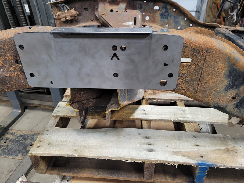 Load image into Gallery viewer, 1st Gen Dodge Ram Cummins 4X4 Conversion Engine Crossmember Drill Template Ramcharger
