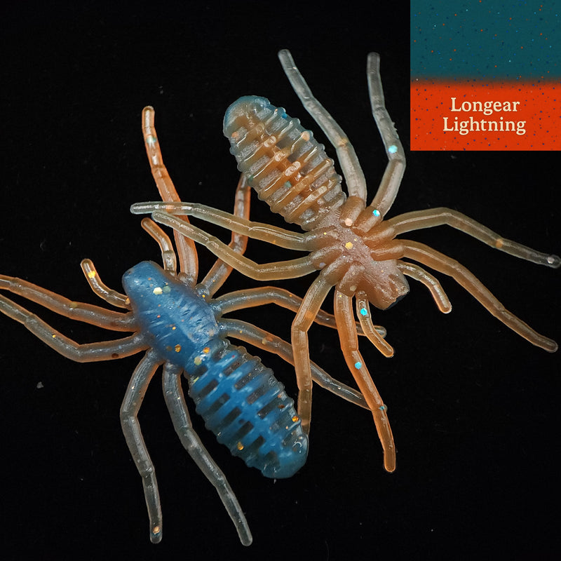 Load image into Gallery viewer, Jar of 1&quot; Micro Spider Bait &quot;The Writing Spider&quot;
