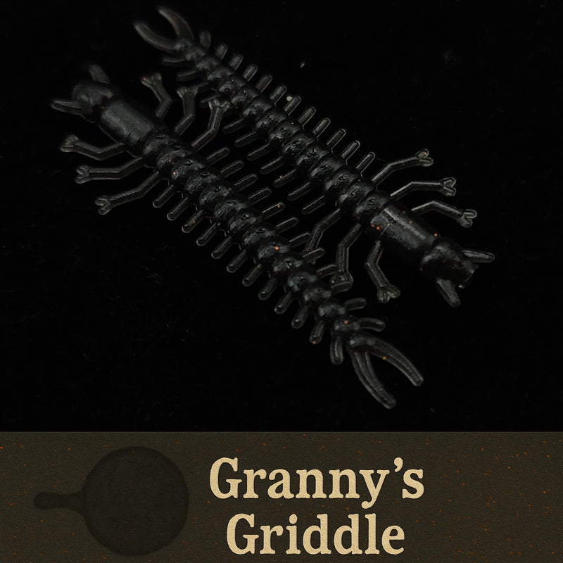 Load image into Gallery viewer, Jar of 1.8&quot; Inch Micro Hellgrammite &quot;The Ditch Devil&quot;
