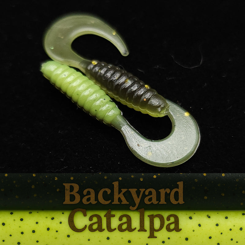 Load image into Gallery viewer, Jar of 1&quot; Micro Curl Tail Grub &quot;The Tennessee Twister&quot;
