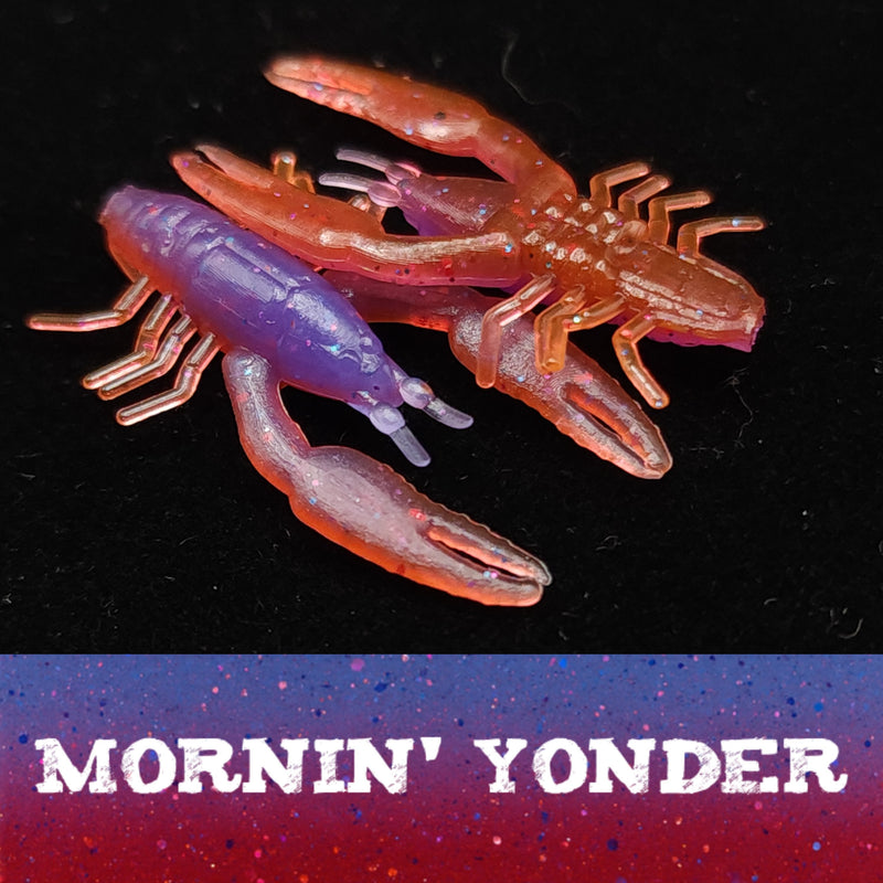 Load image into Gallery viewer, Jar of 1&quot; Inch Micro Crayfish &quot;The Creek Crawler&quot;
