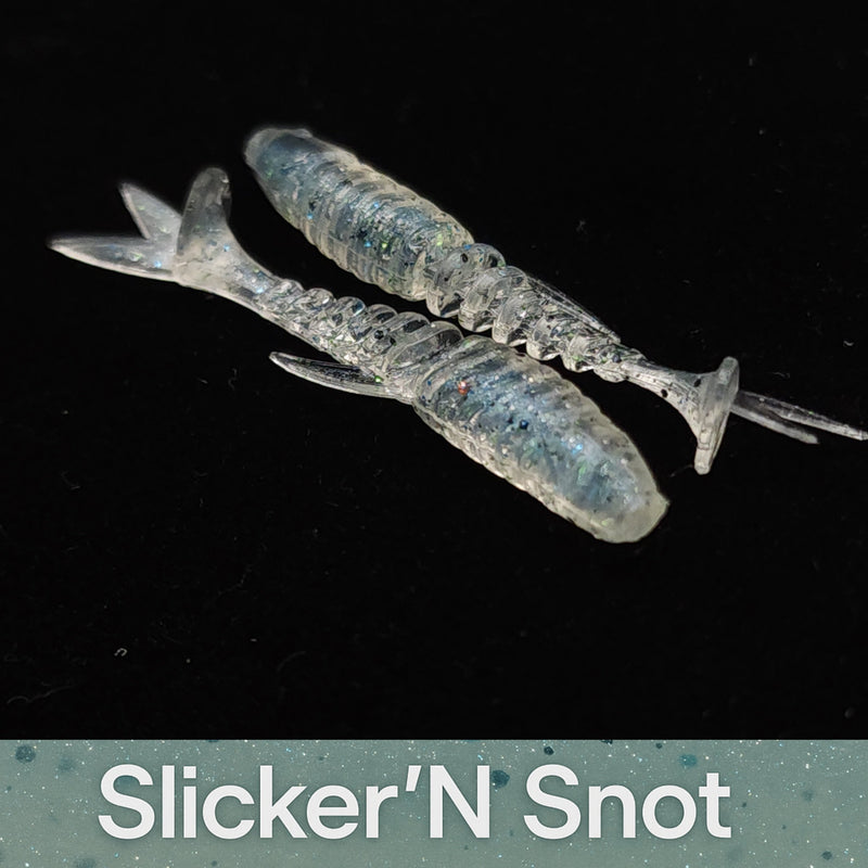 Load image into Gallery viewer, Jar of 2&quot; Inch Micro Swimbait &quot;Tennessee Creek Shark&quot;

