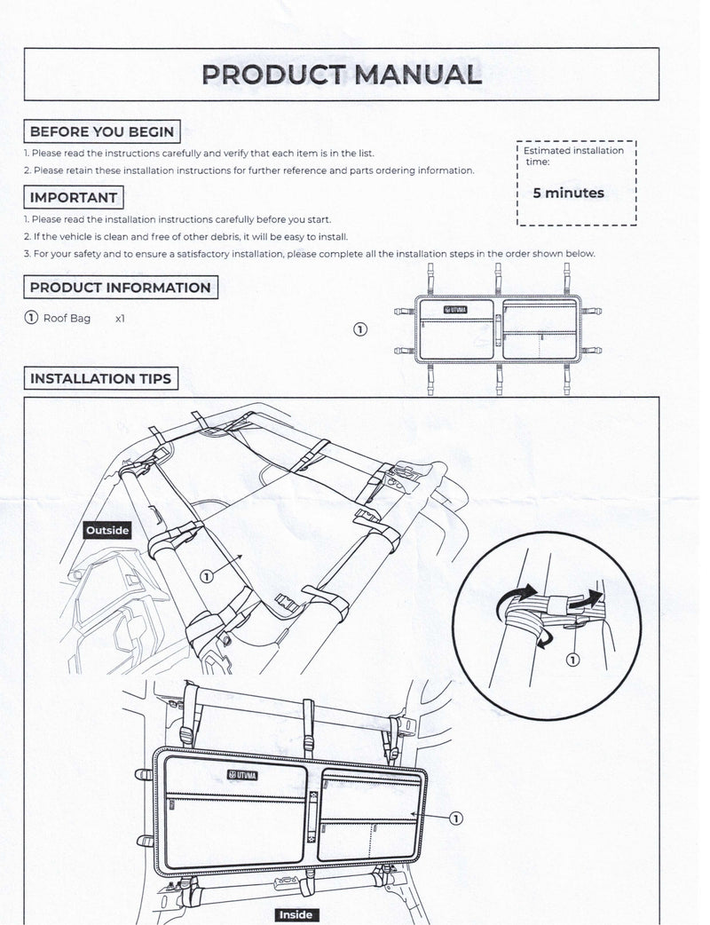 Load image into Gallery viewer, RZR Pro Roof Bag (2020-2025)
