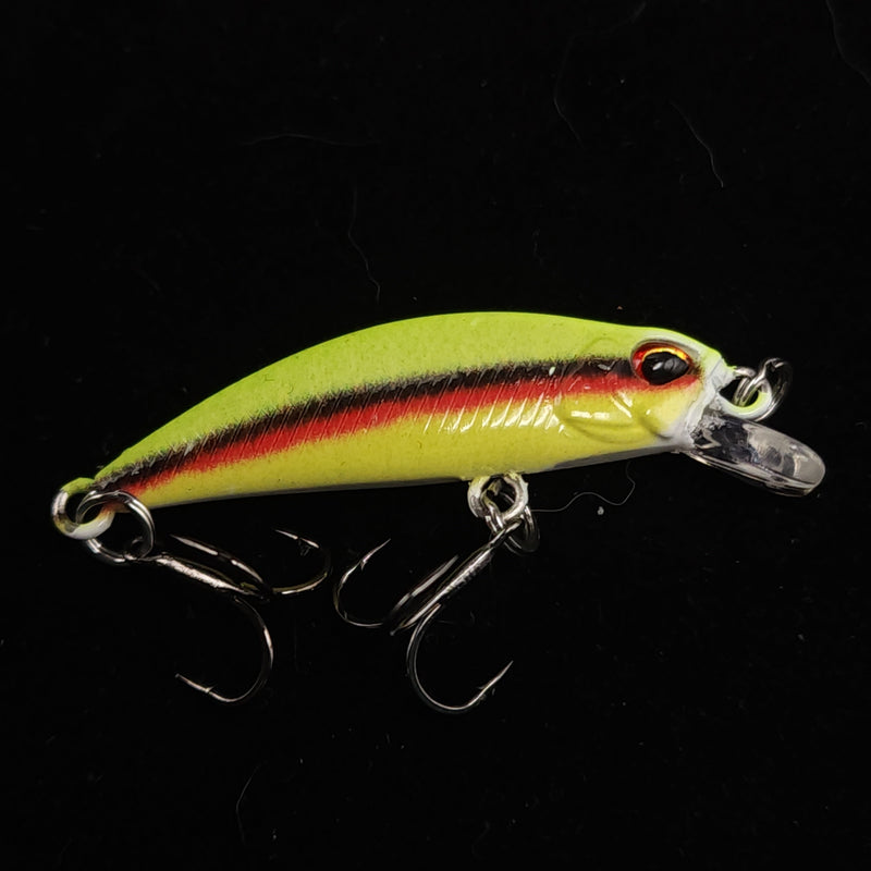 Load image into Gallery viewer, The MOON Shiner – 1.4&quot; Sinking Jerkbait for Creek &amp; River Fishing
