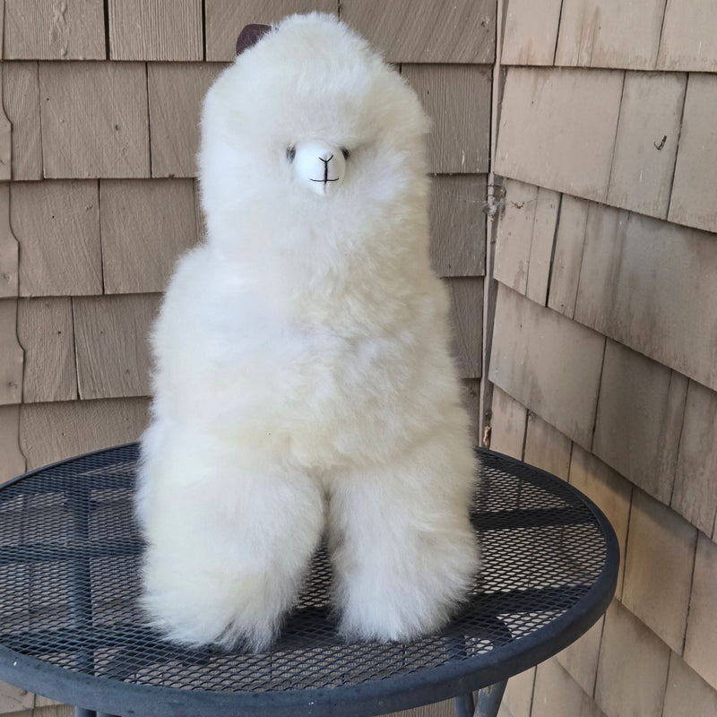 Load image into Gallery viewer, 17&quot; Standing Fur Alpaca Toy
