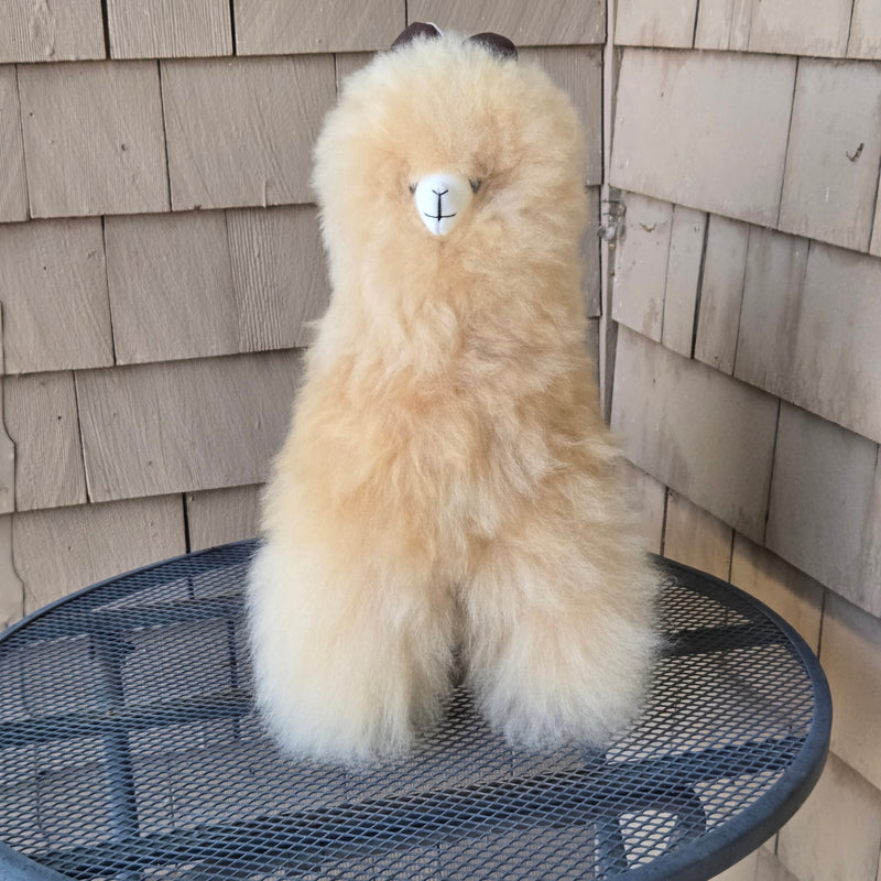 Load image into Gallery viewer, 17&quot; Standing Fur Alpaca Toy
