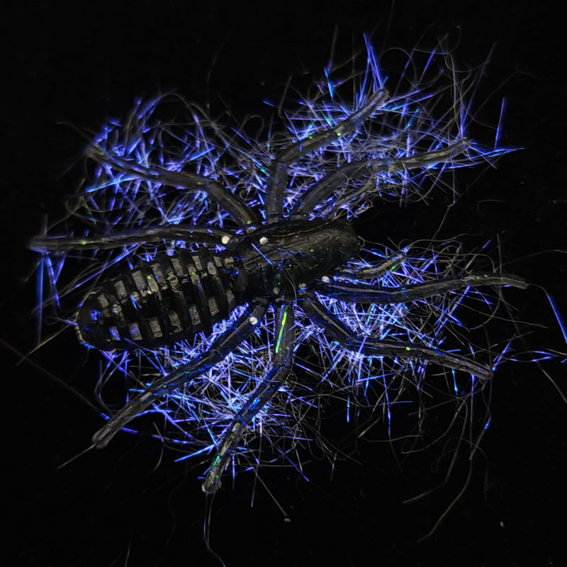 Load image into Gallery viewer, Hairy 1&quot; Micro Spider Bait &quot;The Writing Spider&quot;
