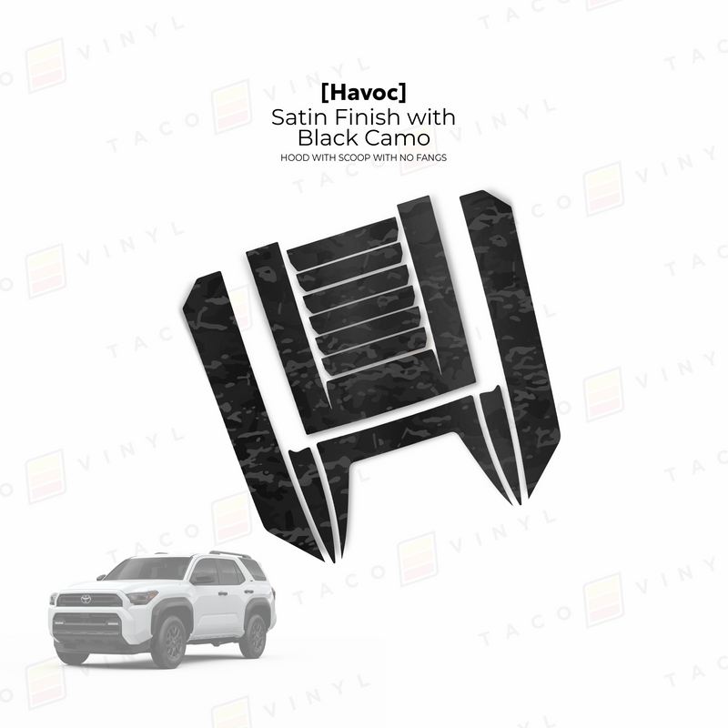 Load image into Gallery viewer, 2025+ 4Runner Havoc Hood Scoop Stamp (W/ No Fangs)
