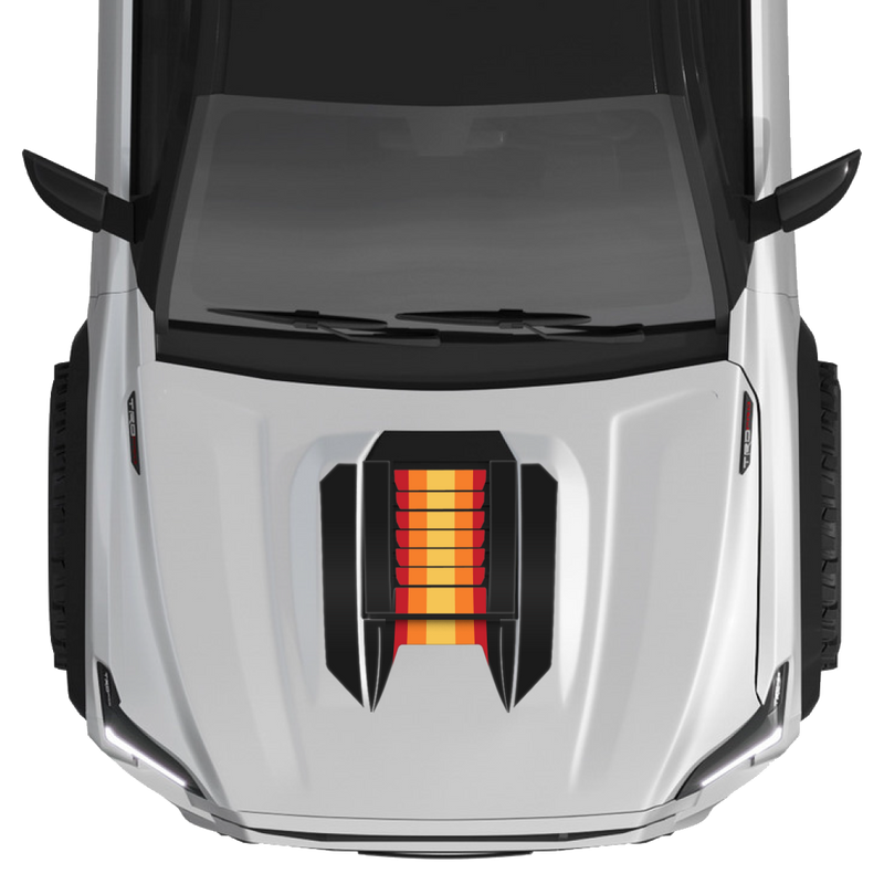 Load image into Gallery viewer, 2025+ 4Runner Havoc Hood Scoop Stamp (W/ No Fangs)
