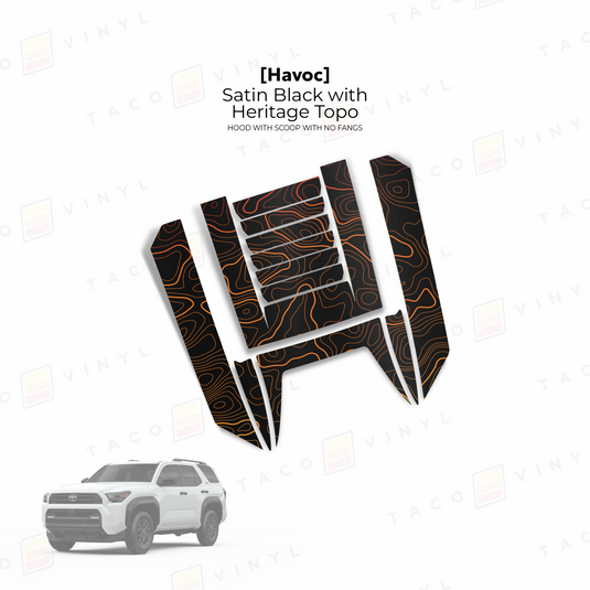 2025+ 4Runner Havoc Hood Scoop Stamp (W/ No Fangs)