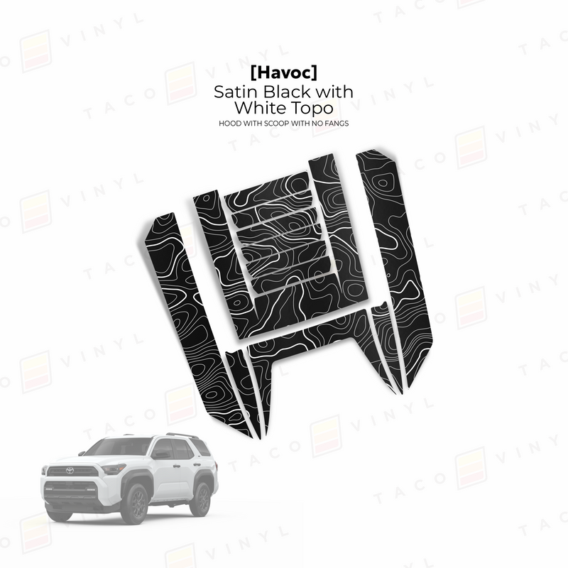 Load image into Gallery viewer, 2025+ 4Runner Havoc Hood Scoop Stamp (W/ No Fangs)
