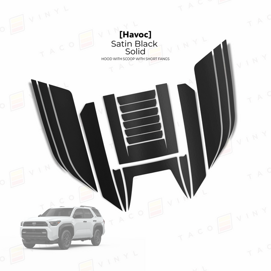 2025+ 4Runner Havoc Hood Scoop Stamp (W/ Short Fangs)