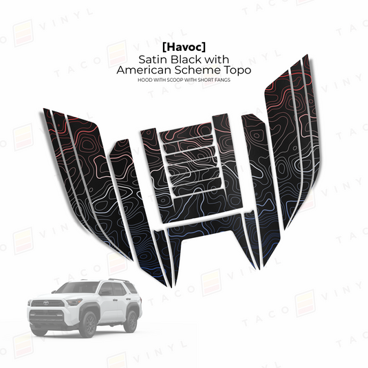 2025+ 4Runner Havoc Hood Scoop Stamp (W/ Short Fangs)