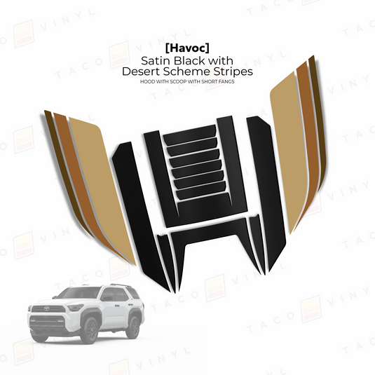 2025+ 4Runner Havoc Hood Scoop Stamp (W/ Short Fangs)