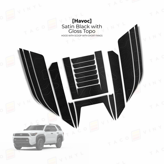2025+ 4Runner Havoc Hood Scoop Stamp (W/ Short Fangs)