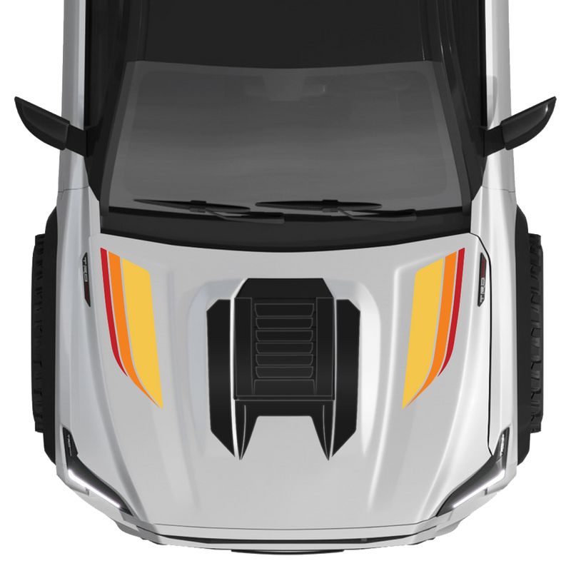 Load image into Gallery viewer, 2025+ 4Runner Havoc Hood Scoop Stamp (W/ Short Fangs)
