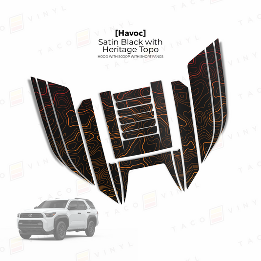 2025+ 4Runner Havoc Hood Scoop Stamp (W/ Short Fangs)
