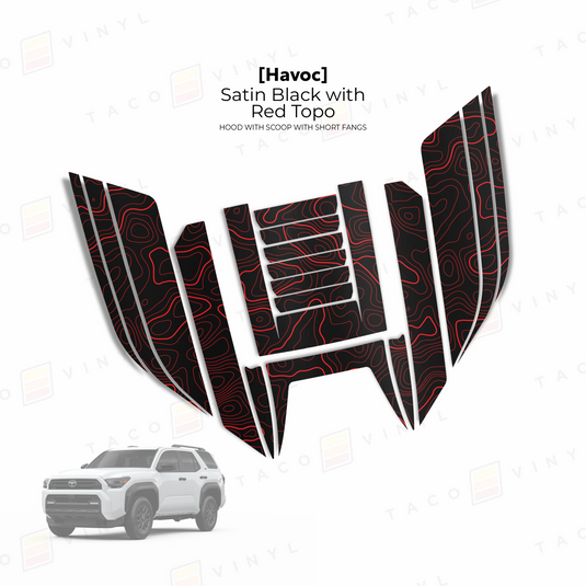 2025+ 4Runner Havoc Hood Scoop Stamp (W/ Short Fangs)