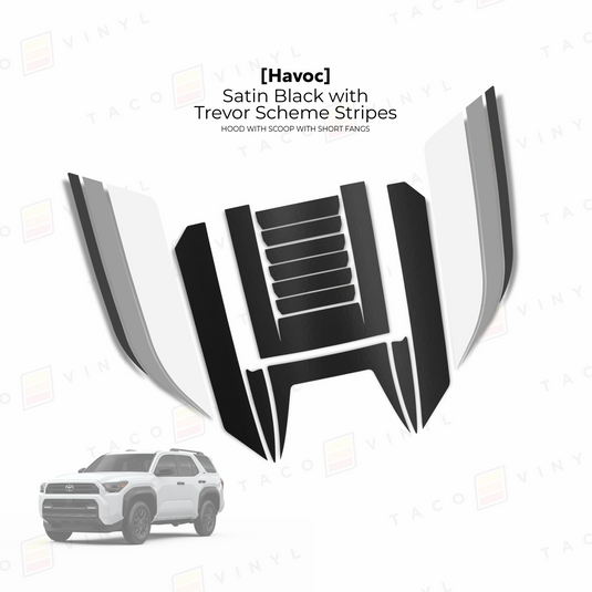 2025+ 4Runner Havoc Hood Scoop Stamp (W/ Short Fangs)