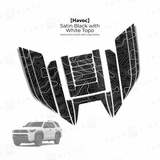 2025+ 4Runner Havoc Hood Scoop Stamp (W/ Short Fangs)