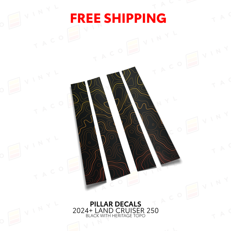 Load image into Gallery viewer, 2024+ Land Cruiser 250 Door Pillar Decals
