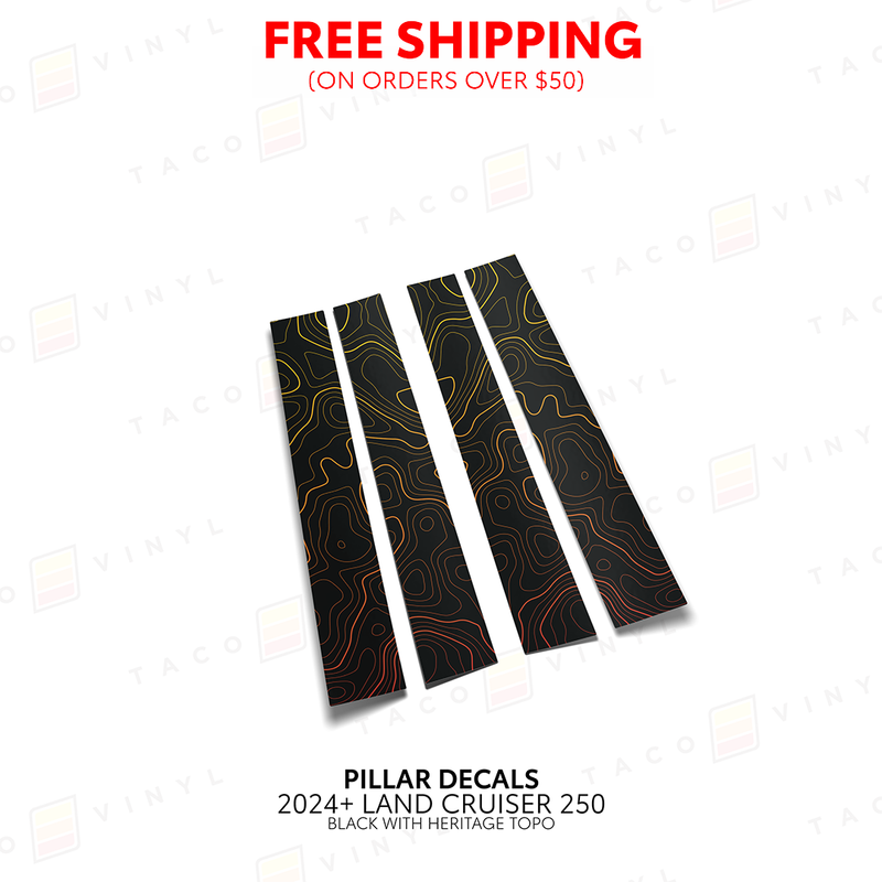 Load image into Gallery viewer, 2024+ Land Cruiser 250 Door Pillar Decals
