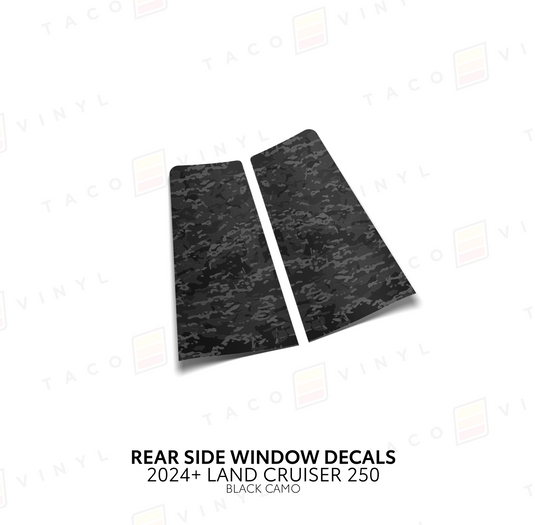 2024+ Land Cruiser 250 Rear Side Window Decal