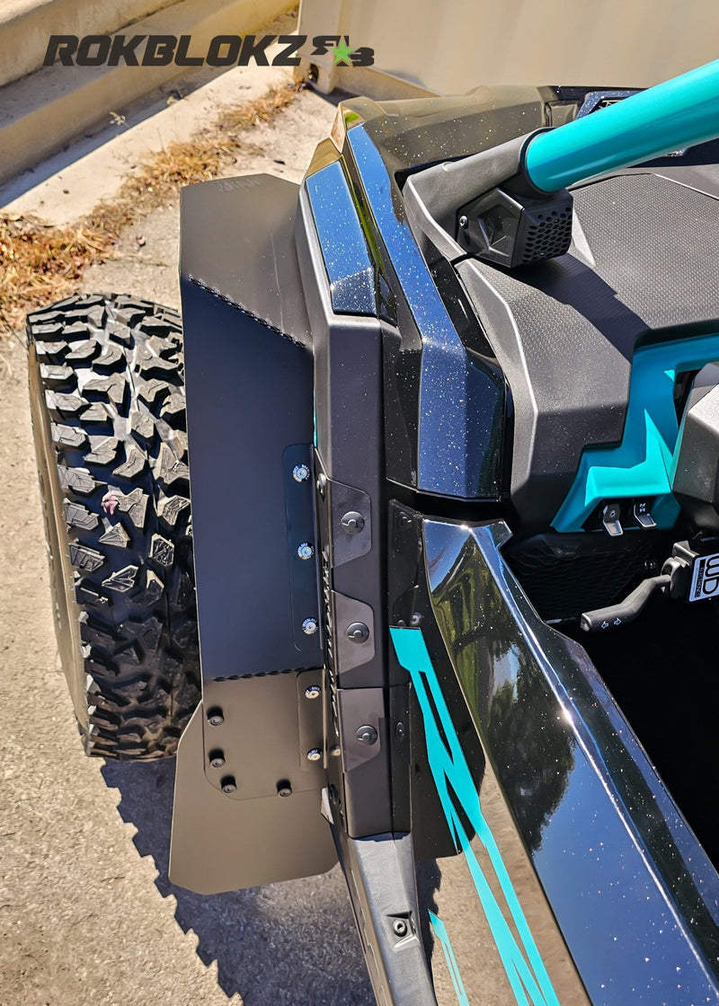 Load image into Gallery viewer, 2025 Polaris RZR Pro R Featuring Rokblokz Fender Kit in Black - Front fender
