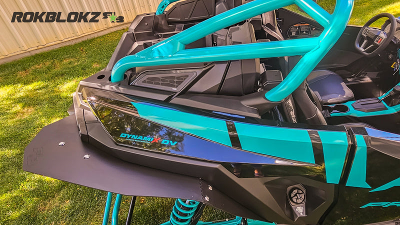 Load image into Gallery viewer, 2025 Polaris RZR Pro R Featuring Rokblokz Fender Kit in Black - Rear Fender
