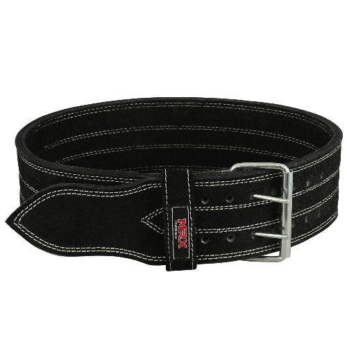 Load image into Gallery viewer, MRX Quality Power Weight Lifting Leather Belt 4" Wide Black Heavy Duty All Sizes
