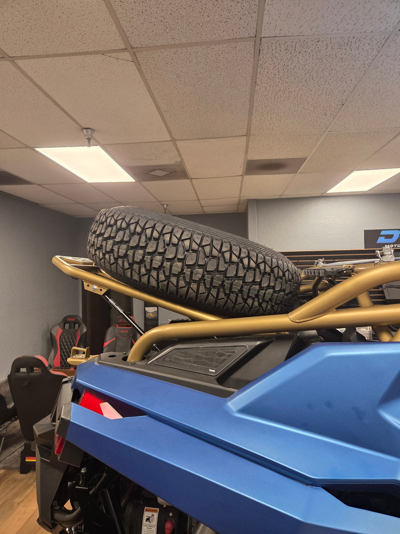 Load image into Gallery viewer, Tire Carrier with shocks for the Polaris Pro R by UTV Speed
