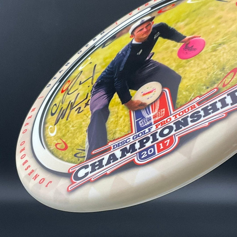 Load image into Gallery viewer, Tournament Harp *Signed* - DyeMax - 2017 DGPT Championship Ricky Wysocki!

