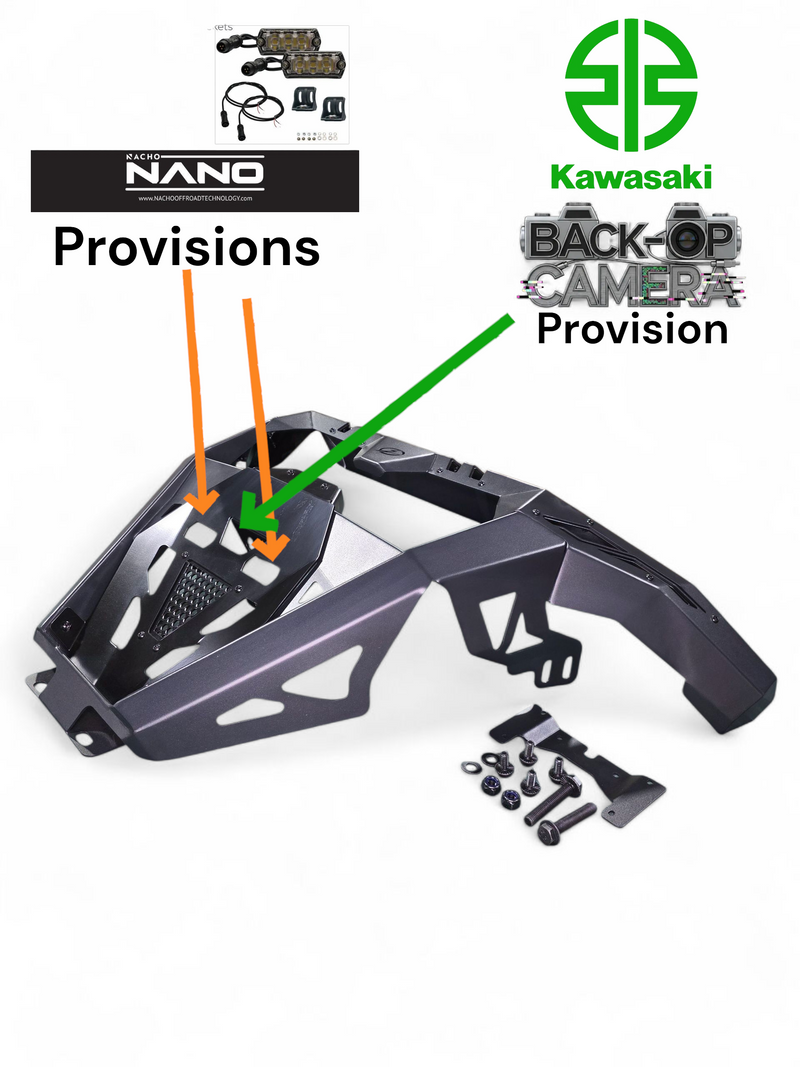 Load image into Gallery viewer, 2026+ Kawasaki Teryx H2 Volt Rear Bumper
