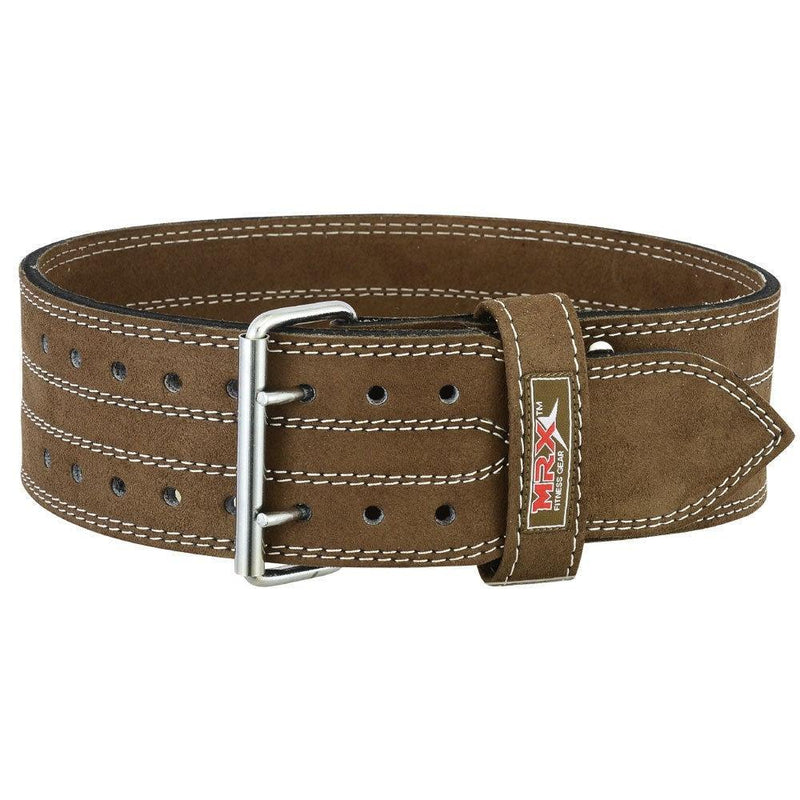Load image into Gallery viewer, MRX Power Weight Lifting Belts 4" Wide For Men &amp; Women Brown
