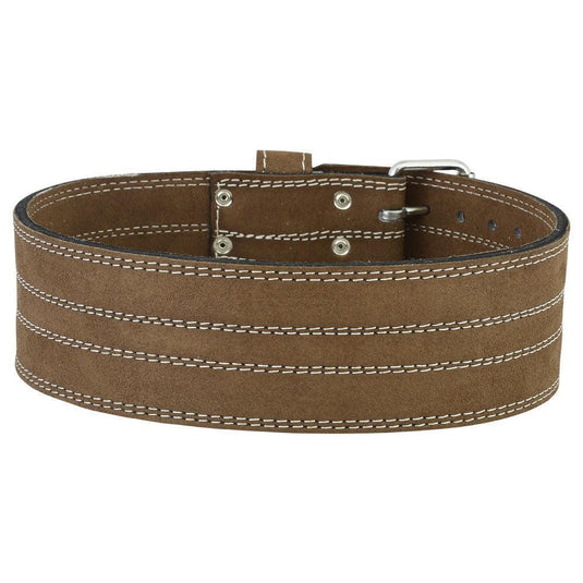 MRX Power Weight Lifting Belts 4" Wide For Men & Women Brown