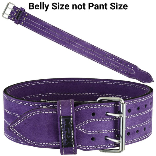 MRX Power Weight Lifting Belts 4" Wide For Men & Women Pink Purple