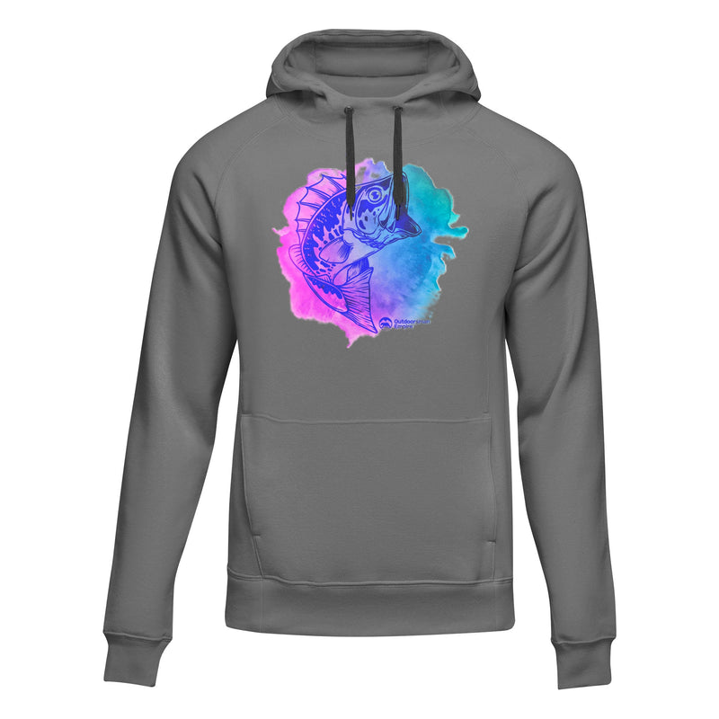 Load image into Gallery viewer, Watercolor Fishing Unisex Hoodie
