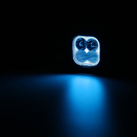 Color Play Series 3 Inch 116W RGB LED Pod Lights Combo Off Road Lights With 8 Backlight Options