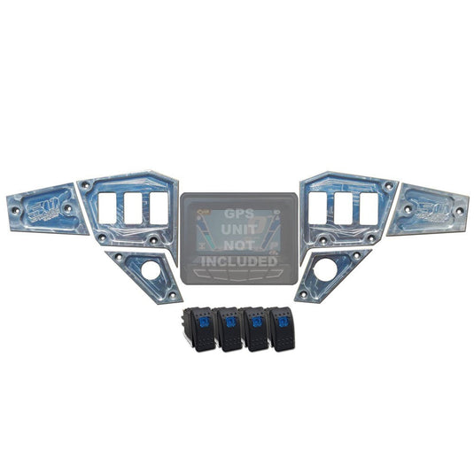 RZR Dash Panel Digital GPS 6 piece with switches
