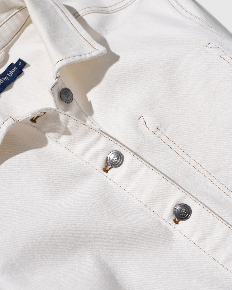 Load image into Gallery viewer, Organic Denim Painter's Jacket
