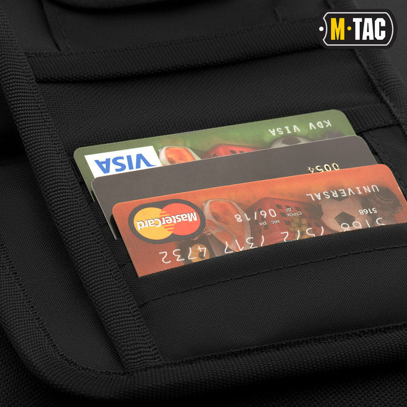 Load image into Gallery viewer, M-Tac wallet with patch panel Elite Large Black
