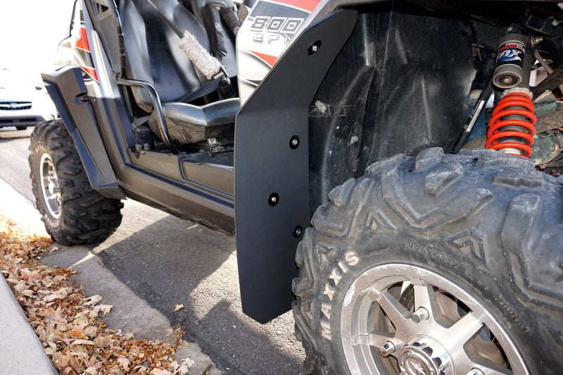 Load image into Gallery viewer, Polaris RZR S 800 MUD Edition Mud Flaps/Fender Extensions
